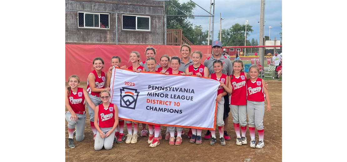 2022 Minor League Softball District Champions